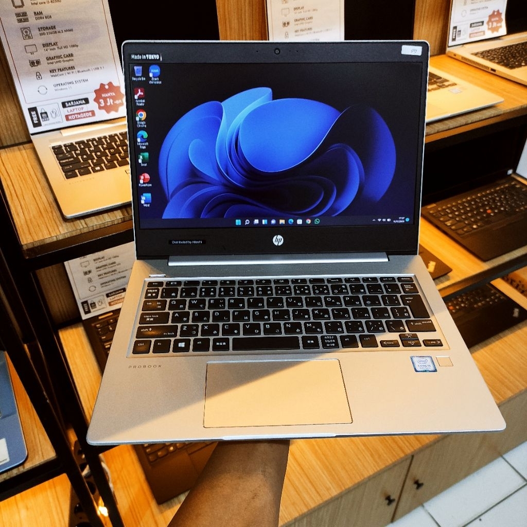 LAPTOP SECOND BERKUALITAS | HP PROBOOK 430 G6 | CORE i5 GEN8 | RAM 8GB | SSD NVME 256GB | COCOK UNTU
