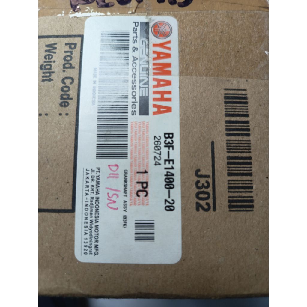 kruk as / krukas / bandulan stang seher LEXI YAMAHA B3F-E1400-20