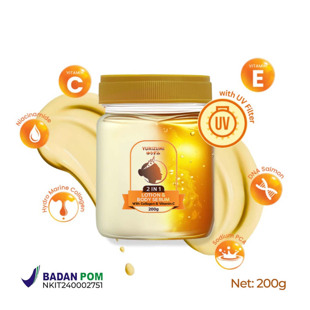 Body Lotion Pemutih Collagen Body Lotion Yurizumi Collagen 2 In 1 Body Lotion Pemutih Cepat