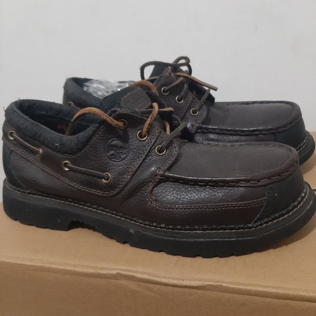 Timberland pro safty boot leather