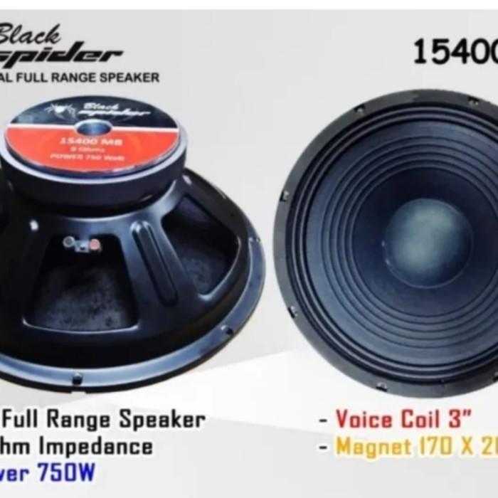 Speaker 15 inch Black Spider 15400Mb BS 15 15400 MB Black Spider ORIGINAL