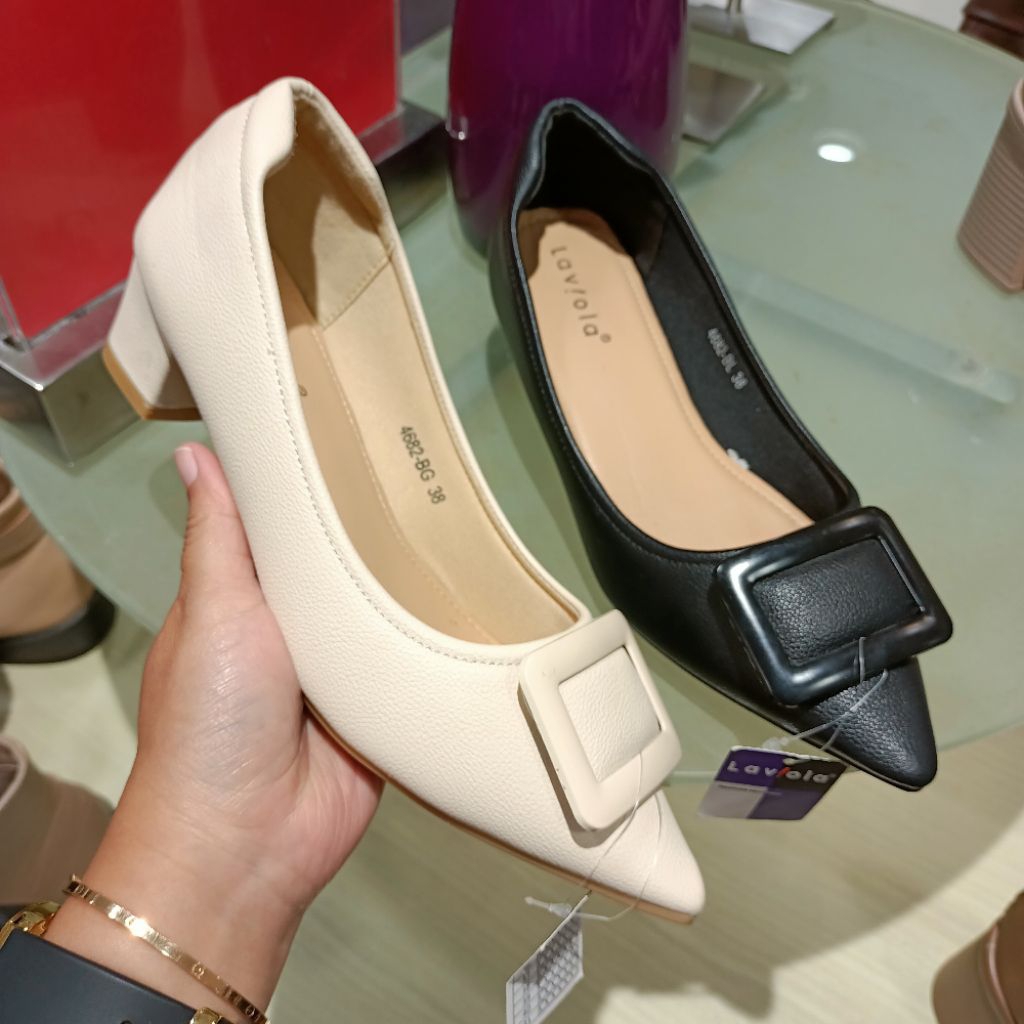 sepatu wanita formal heels 3cm LAVIOLA original