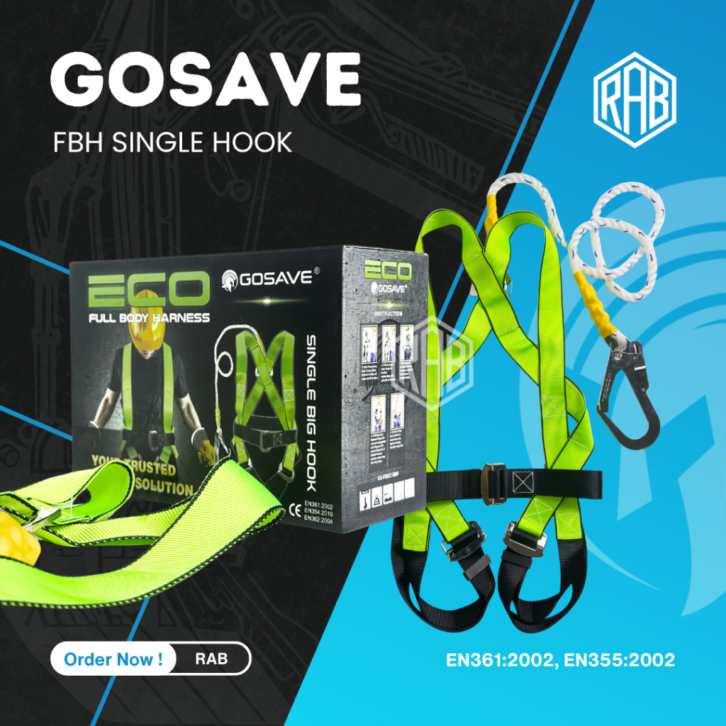 Full Body Harness Single Hook Eco GOSAVE