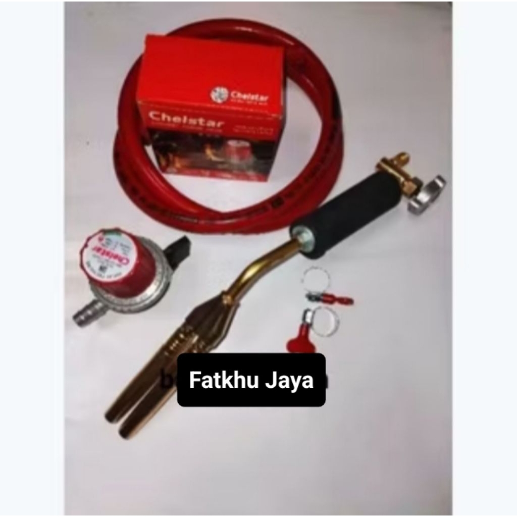 Gas Torch Mini Kepala Dua / Alat Las Torch 2 Lubang Kepala Heating Torch Alat Las Mini
