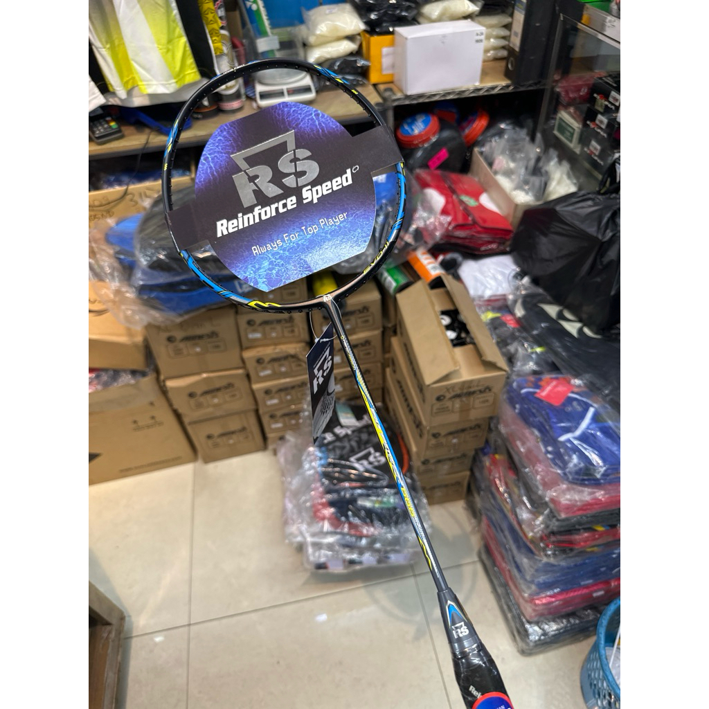 RAKET BULUTANGKIS RS ISO POWER 666 KOMPLIT