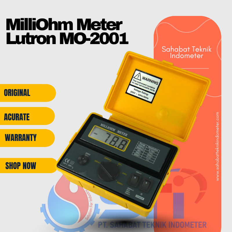 MilliOhm Meter  Lutron MO-2001