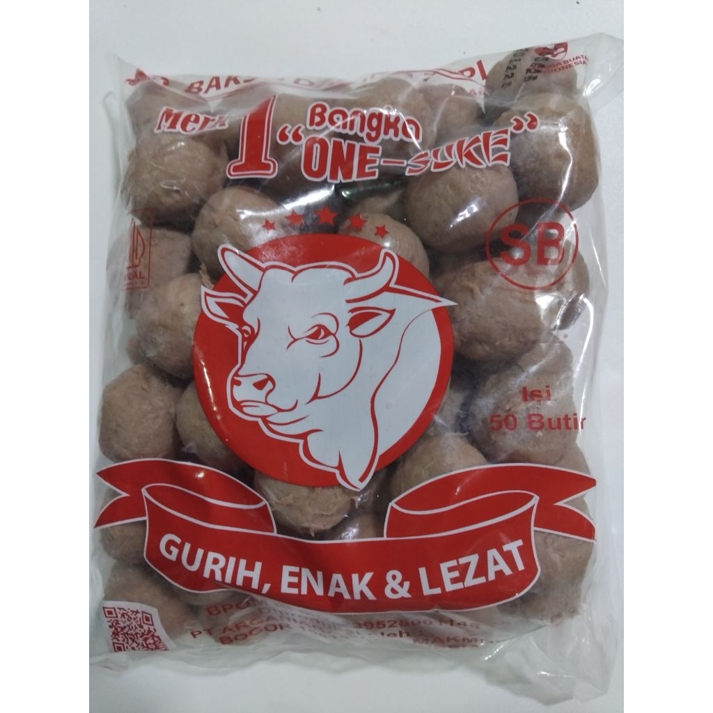 Bakso Sapi Bangka One Suke Isi 50 Butir