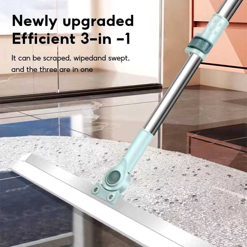 Wiper Sapu Karet Silikon - Alat Pel Lantai Magic Broom Serbaguna untuk Basah & Kering