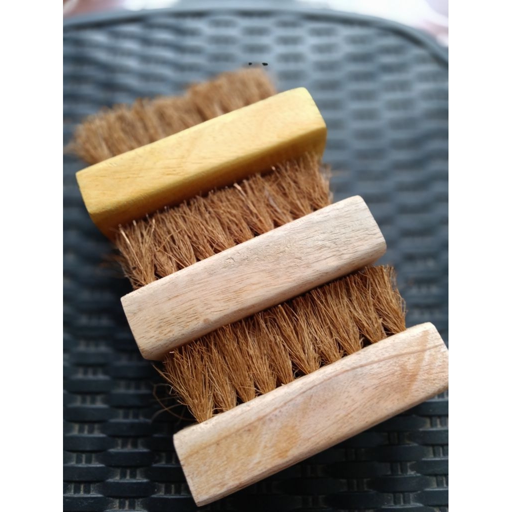 Sikat Kayu Premium Multifungsi Sabut Kelapa Original