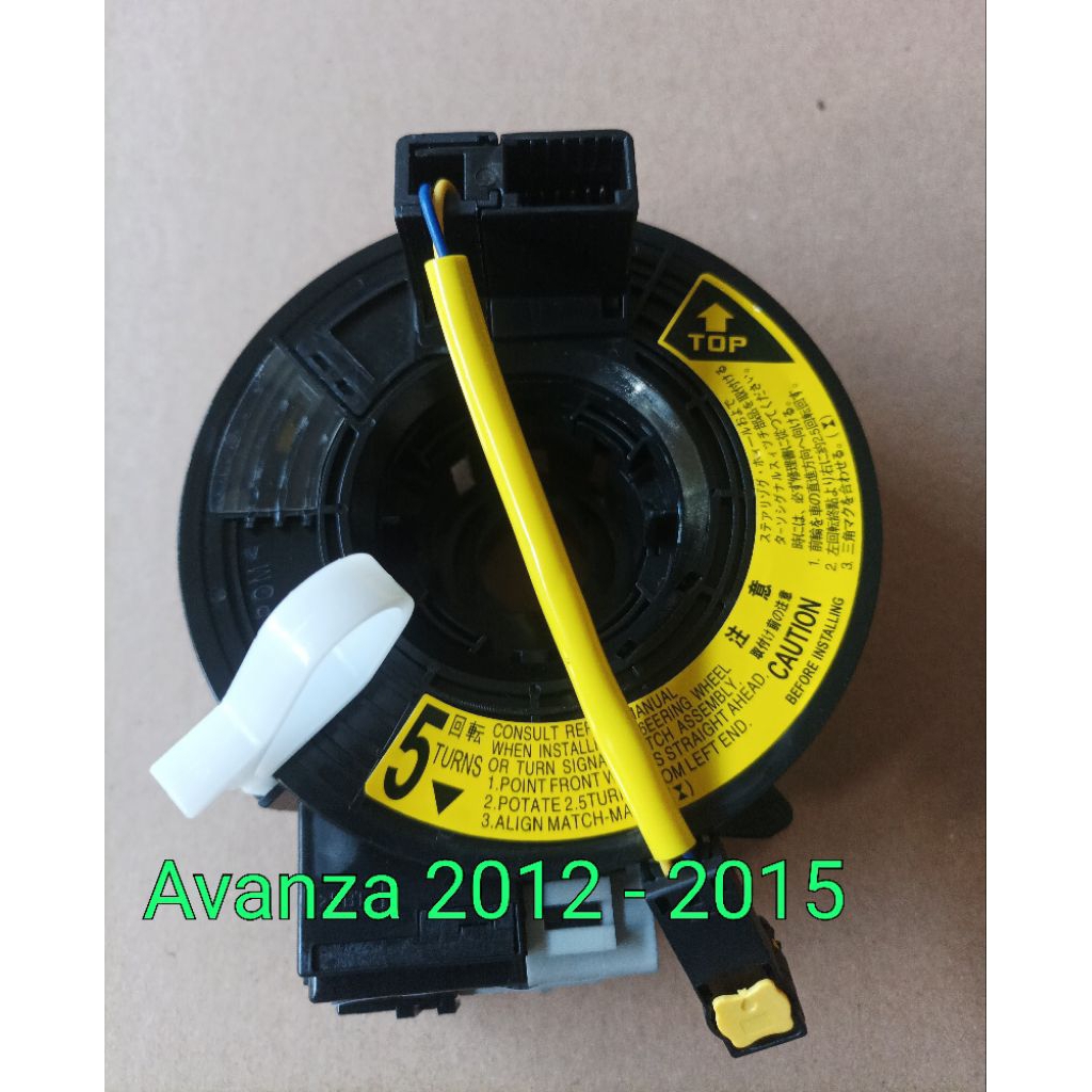 Kabel spiral klakson fleksibel stir airbag Avanza Veloz 2012 - 2015