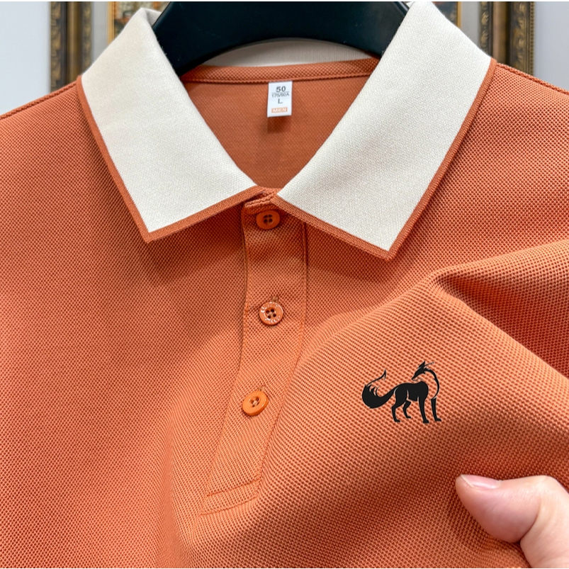 Polo Pria Premium Katun Nyaman baju kaos polos Kemeja Pria Lengan Pendek baju kaos polo pria bordir