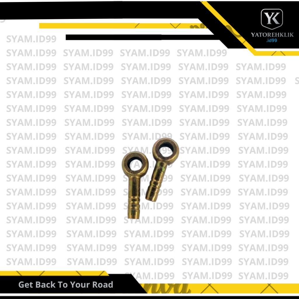 Nepel Banjo 12mm GAP | Nepel Banyo Selang Rem / Solar / Oli | Banjo Fitting 12mm Kuningan