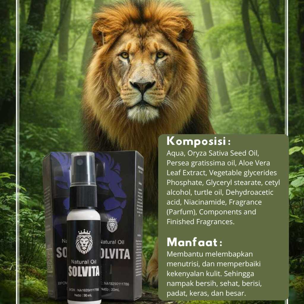 BEST PRICE MINYAK NATURAL OIL SOLVITA BY SALINA HERBAL - MINYAK TRADISIONAL ORIGINAL ISI 30 ML