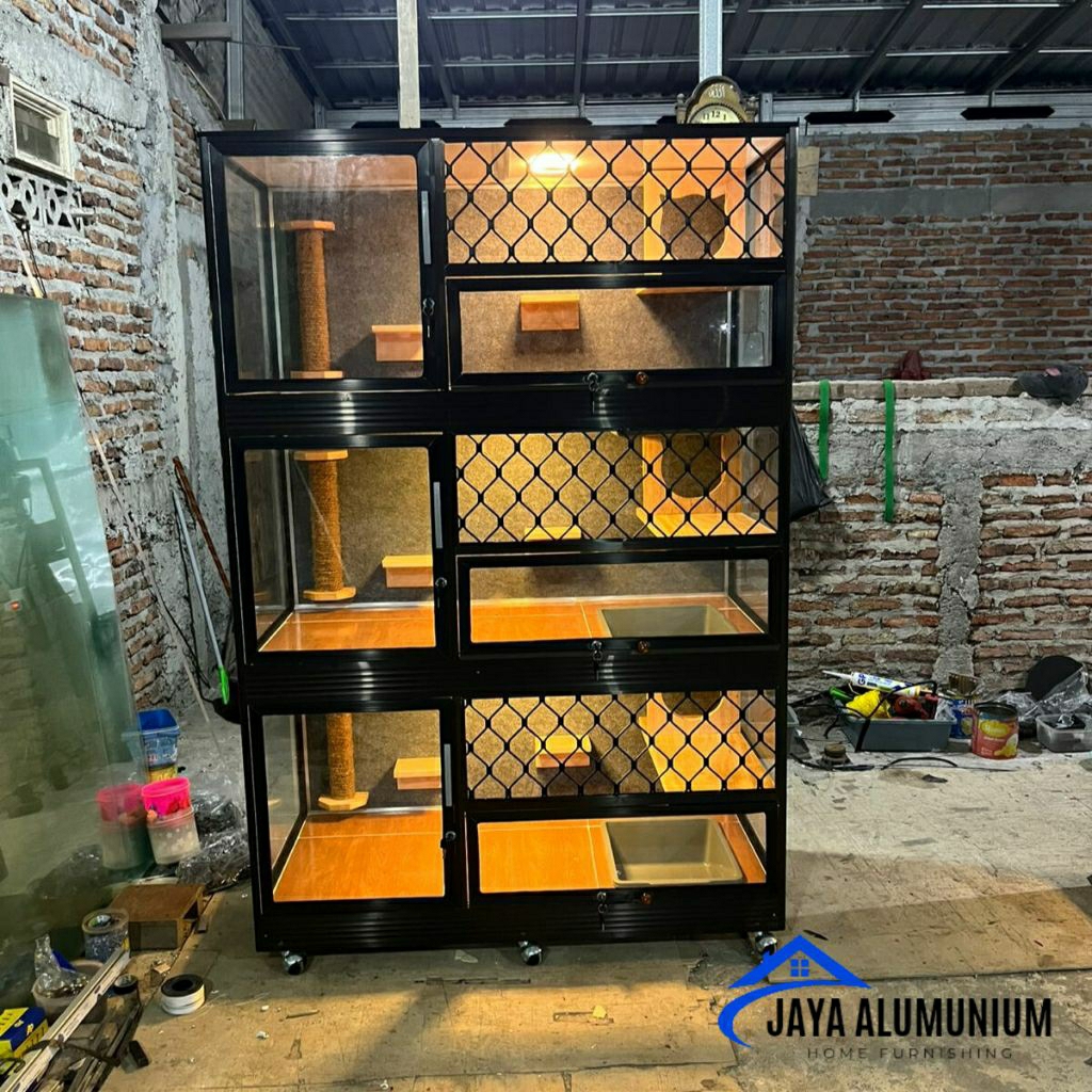 Kandang Kucing | Kandang Hewan Alumunium