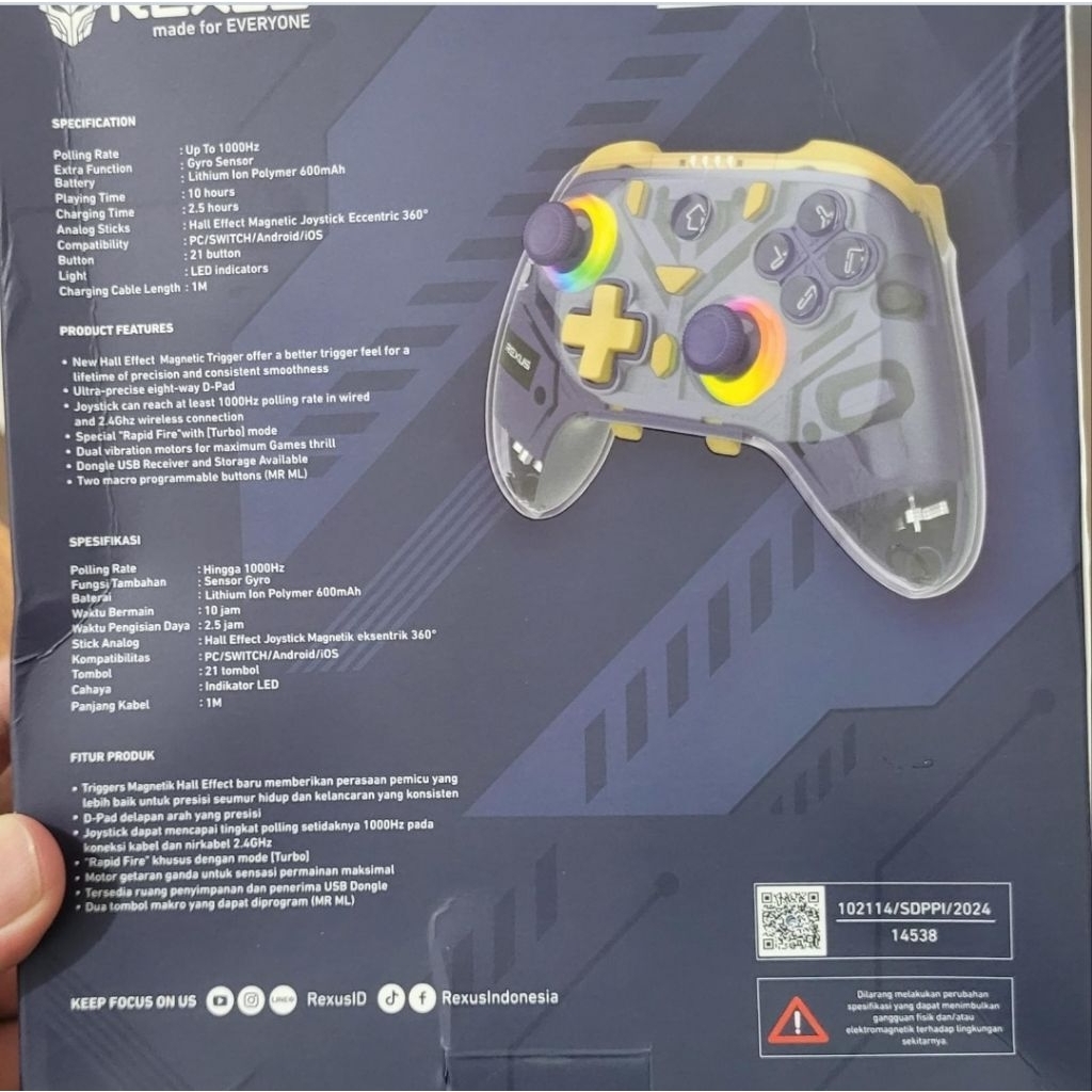 Rexus Gamepad