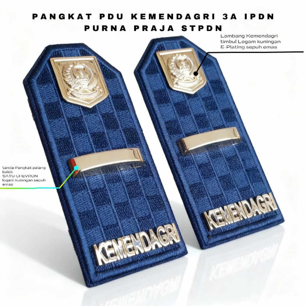 PANGKAT PDU KEMENDAGRI 3A IPDN PURNA PRAJA STPDN FORMAL ELEGAN