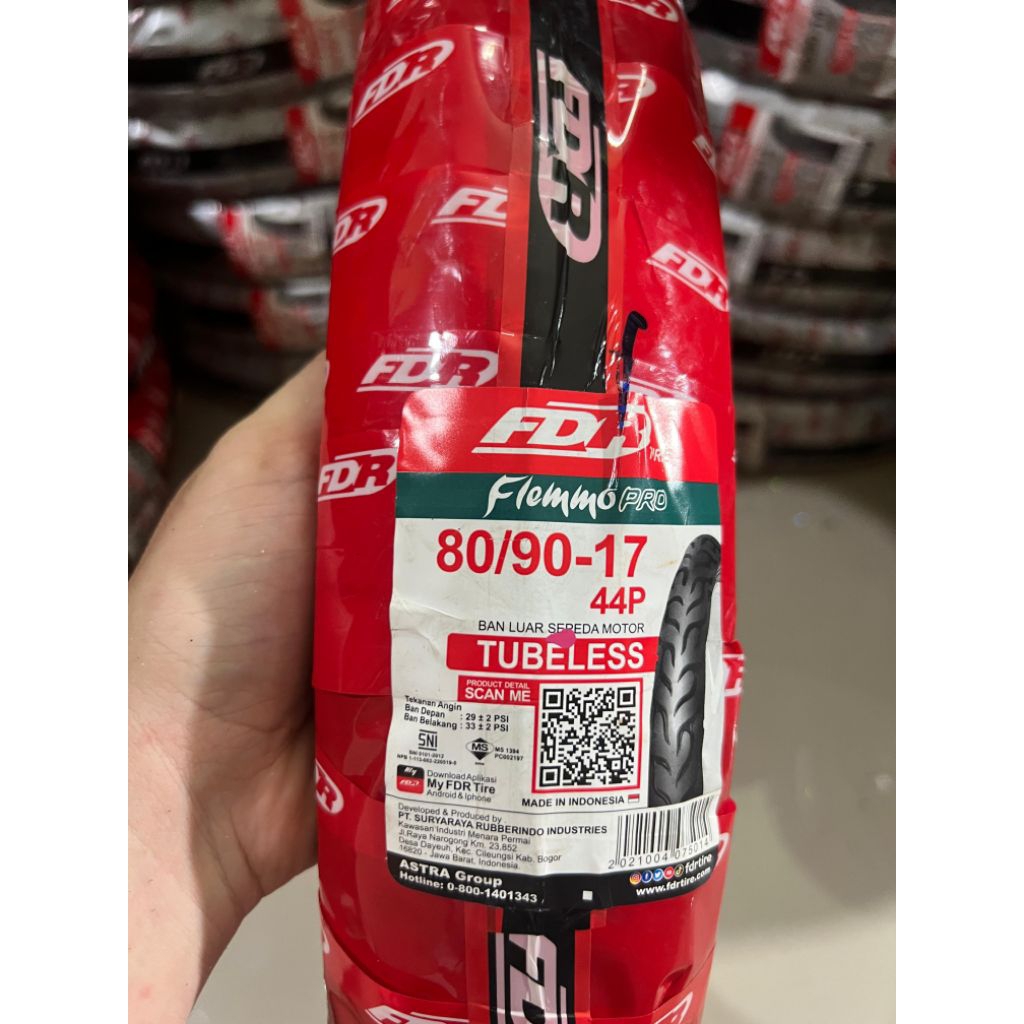 80/90 FLEMMO PRO FDR RING 17 BAN LUAR MOTOR