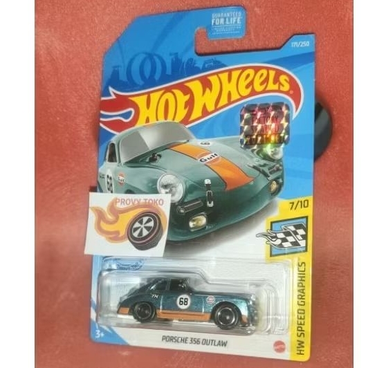 Hotwheels Super Treasure Hunt Porsche 356 Outlaw Gulf Factory Sealed rare