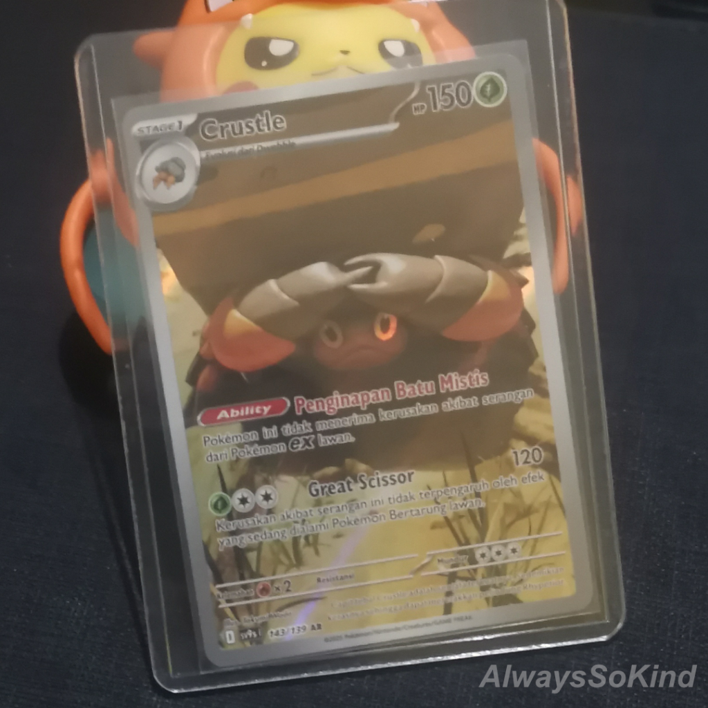 Crustle AR Kartu Pokemon Ikatan Takdir TCG Indonesia