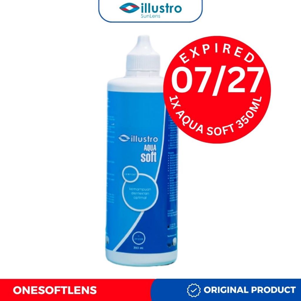 AIR SOFTLENS ILLUSTRO AQUA SOFT 350ML CAIRAN PEMBERSIH SOFTLENS