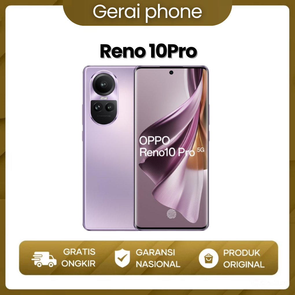 OPPO Reno 10 Pro+ 5G | Reno 10 Pro 5G 12/256GB ( +12GB Extended RAM ) Garansi Resmi Oppo