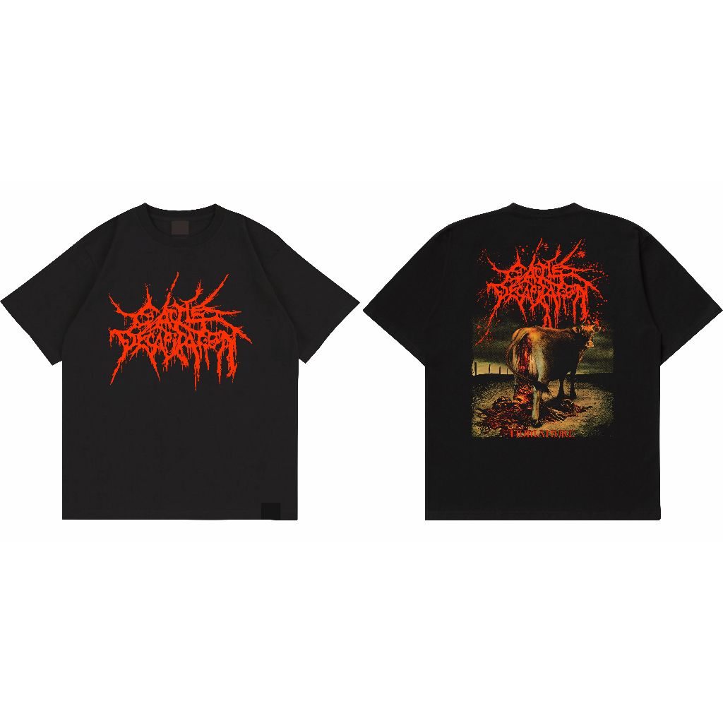 T-shirt Band Cattle Decapitation - Humanure