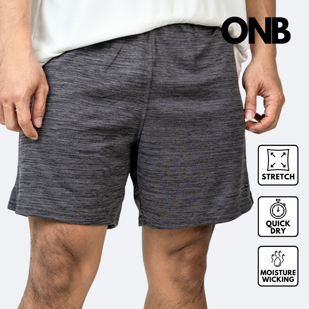 Celana pendek olahraga pria celana gym celana running pria HM