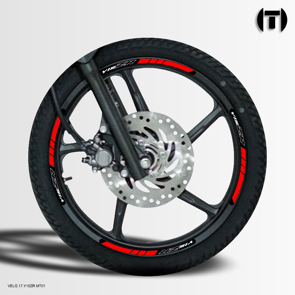 STICKER VARIASI VELG MOTOR SEMUA TYPE RING 17 INCH Y15 ZR VELG.17.Y15ZR.MT01