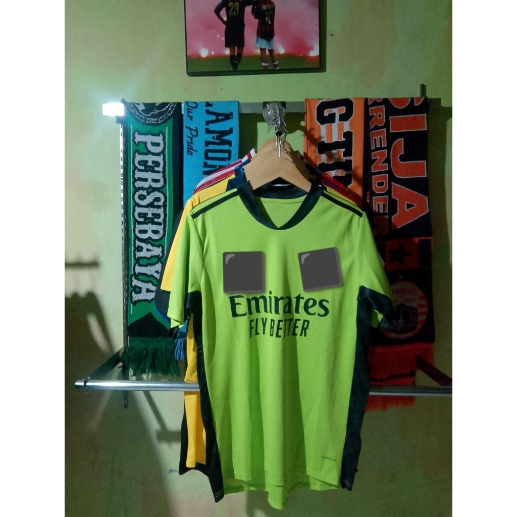 Jersey GK Arsenal hijau 2020/21