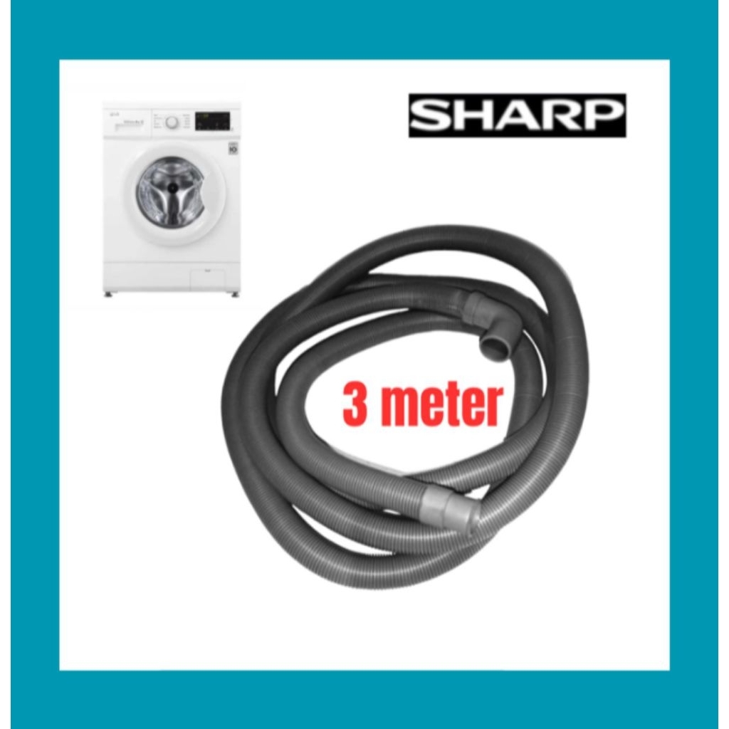 Selang pembuangan air mesin cuci Sharp front loading 3 meter