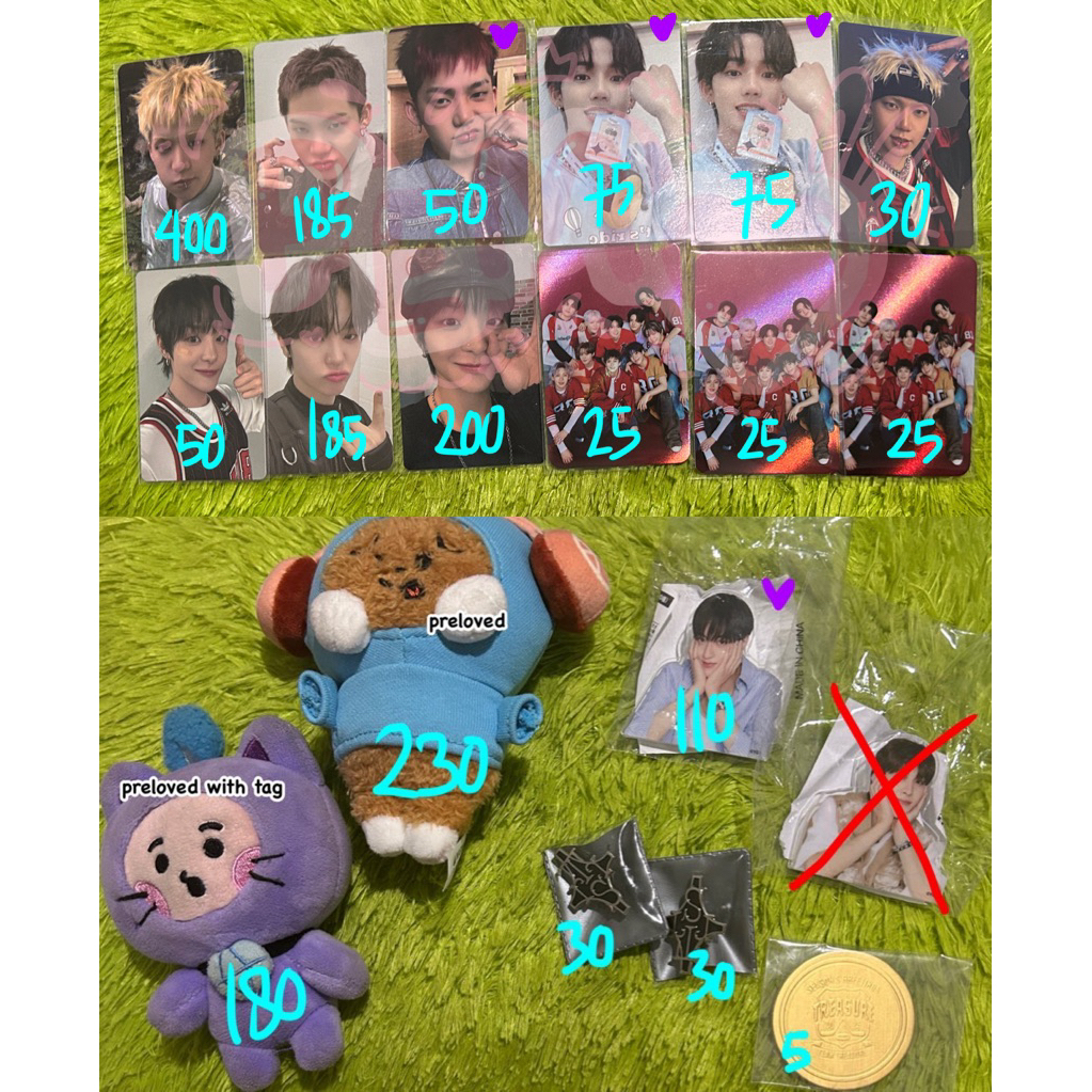 treasure fiesta jihoon hyunsuk kembung cahol ld ktown pob muart cupi pob badge memkit truz bc kr chi