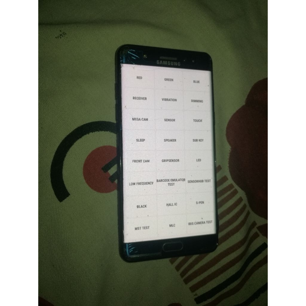 samsung note 7/FE bekas ada minus