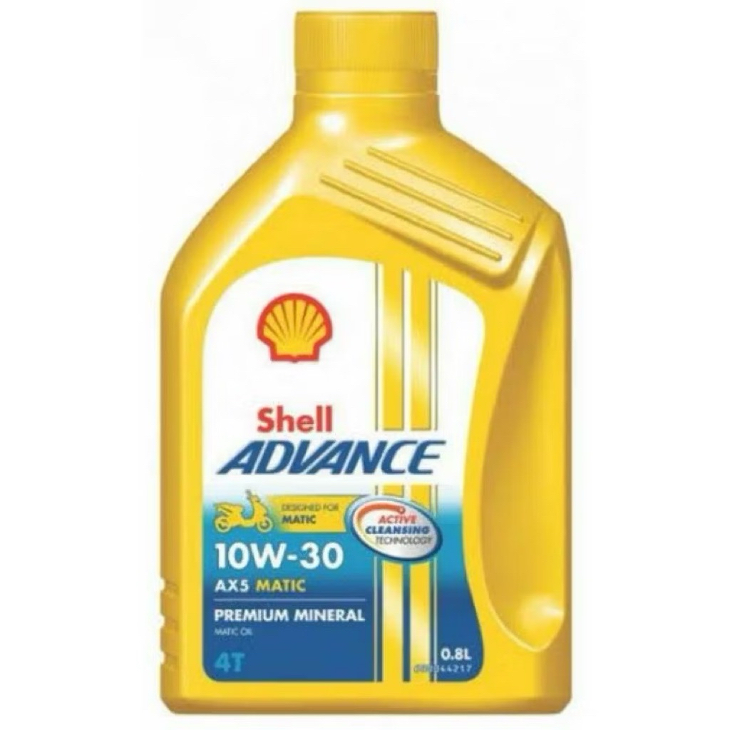Oli Shell ax5 matic 10w 30 original asli untuk motor Honda beat vario scoopy spacy