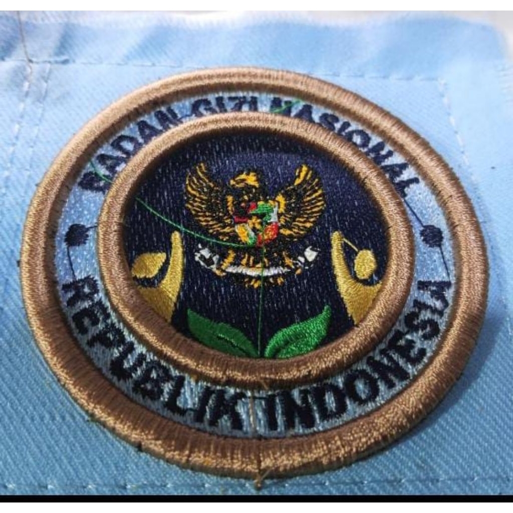 LOGO BADAN GIZI NASIONAL | BGN BORDIR TIMBUL