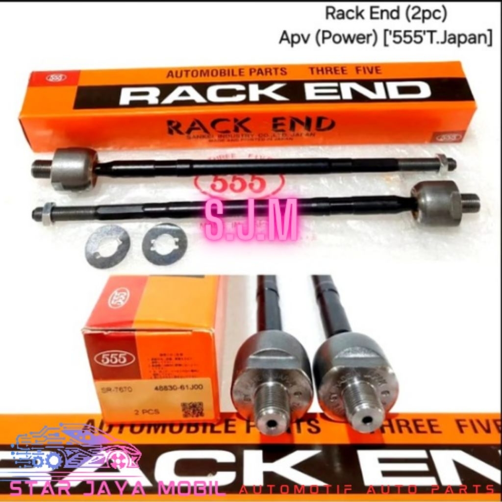 RACK END LONG TIE ROD 555 JAPAN ORIGINAL. APV POWER