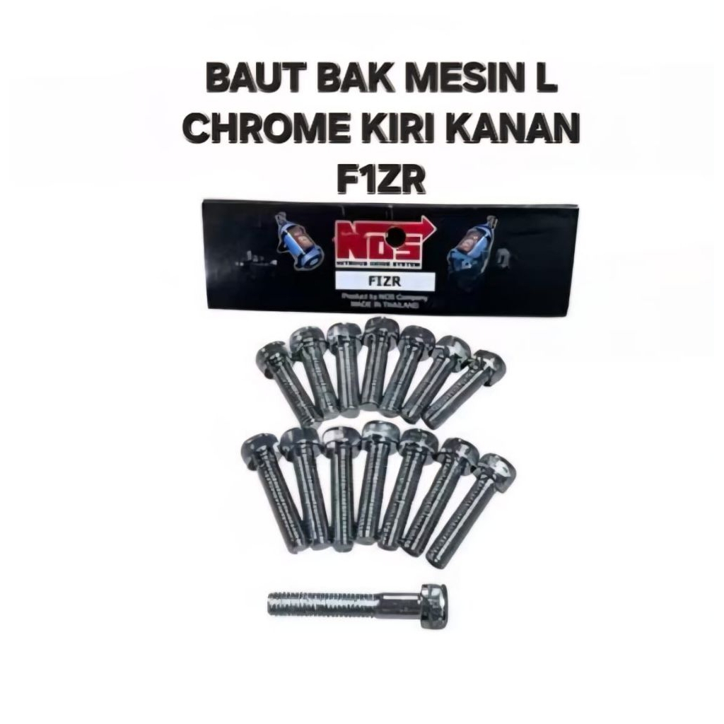 BAUT BAK BLOK MESIN L CHROME F1ZR FORCE 1 F1