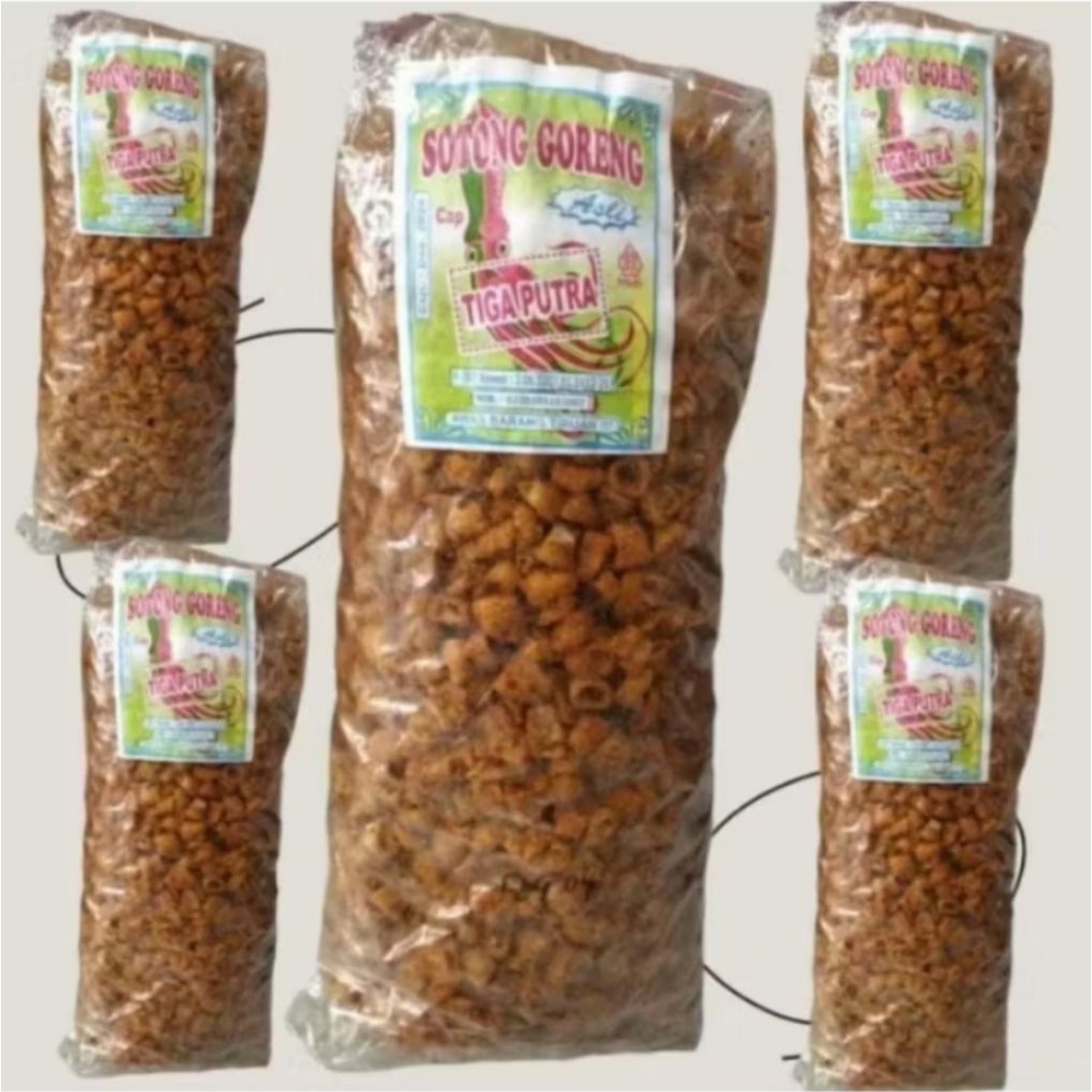 Sotong Goreng Pedas Tiga Putra 3kg Dijamin Enak. DOMINATOR SHOP