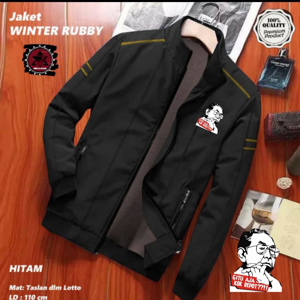 JAKET HAUL GUSDUR KE 16 SANTRINESIA /KH. Abdurrahman Wahid /GITU AJA KOK REPOT