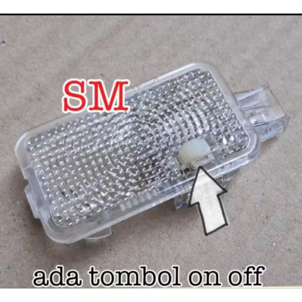 lampu bekleding bagasi belakang honda jazz GE8 GK5 HRV CITY GM2 ada tombol on off lampu bagasi belak