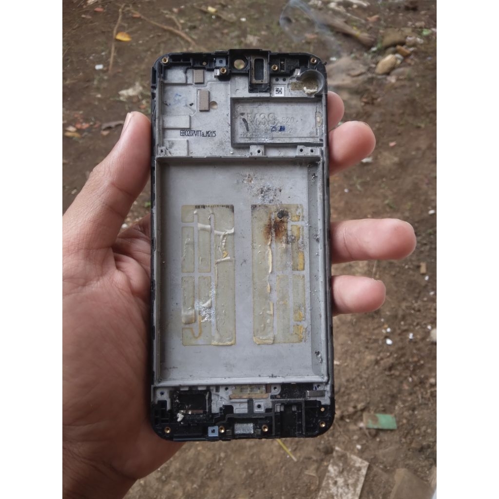 frame tatakan lcd samsung m31 ori copotan