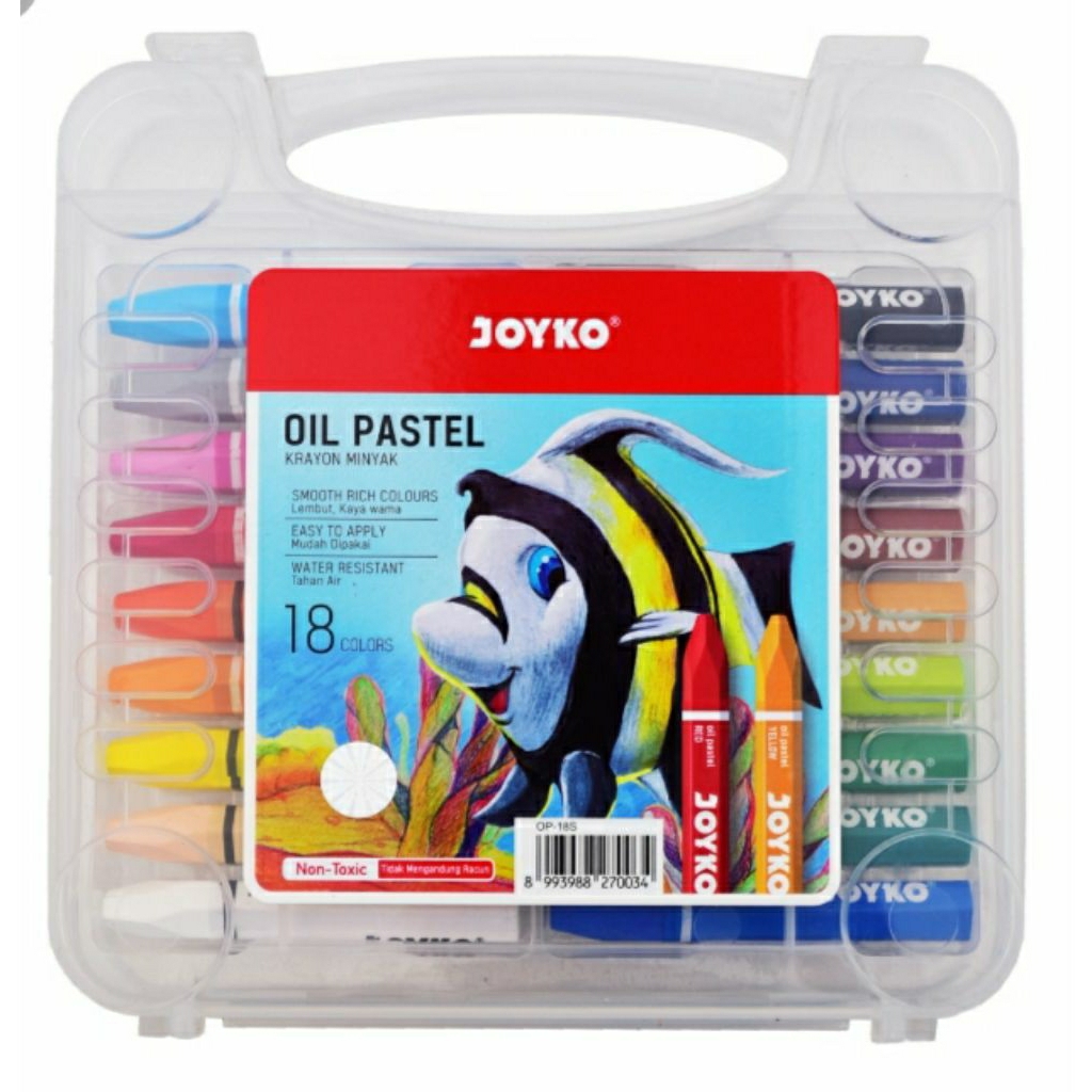Krayon Joyko 18 Warna / Crayon Titi Joyko 18 Colors