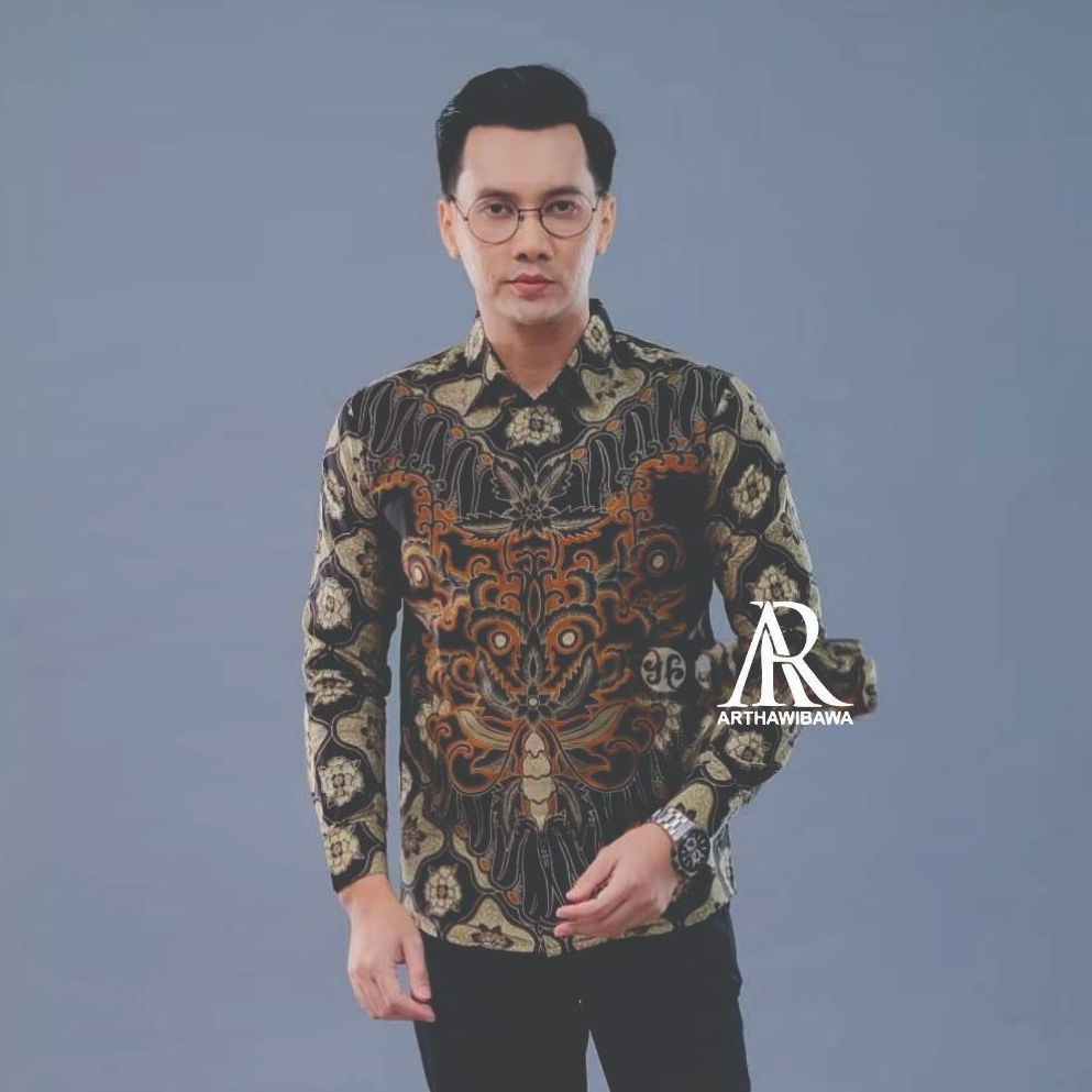 Handara Kemeja Batik Pria Lengan Panjang