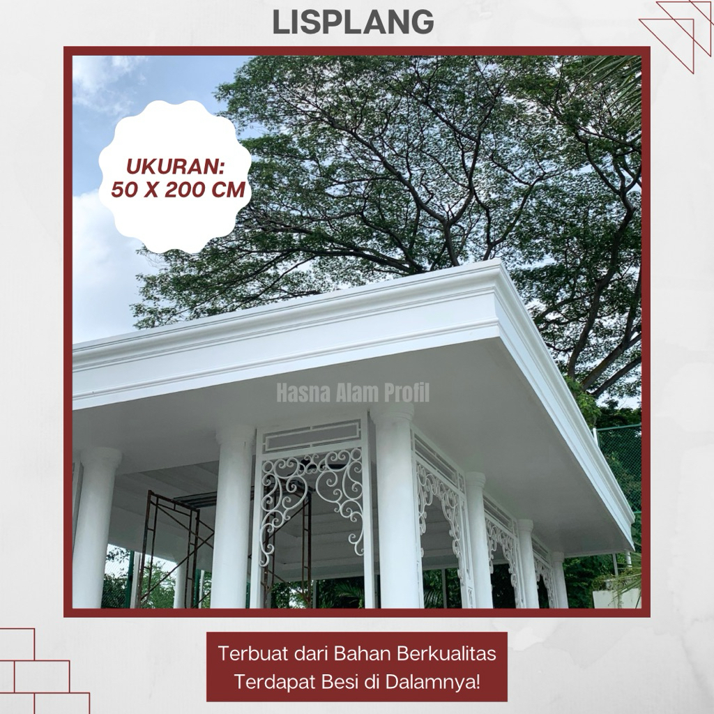 Lisplang Beton 50 x 200 cm – Lis Profil Rumah, Lis Profil Beton, Dekorasi Bangunan