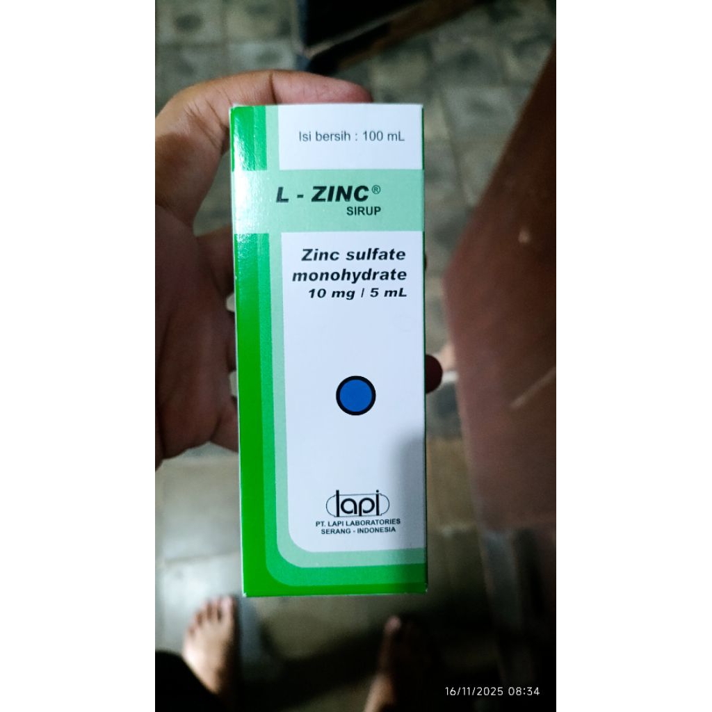 L-Zinc Suplemen Anak Zinc untuk Diare/Pencernaan