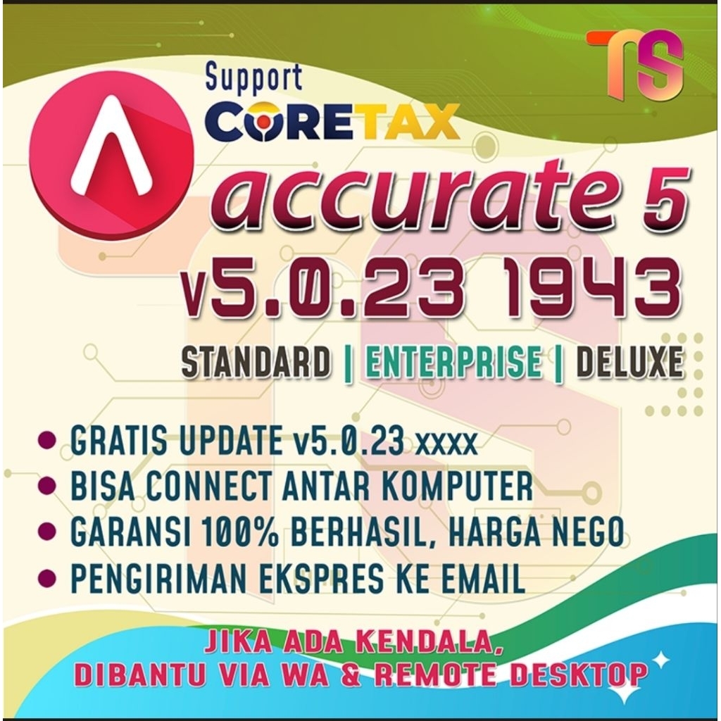 ACCURATE 5 Versi 5.0.23 BUILD 1943 ENTERPRISE