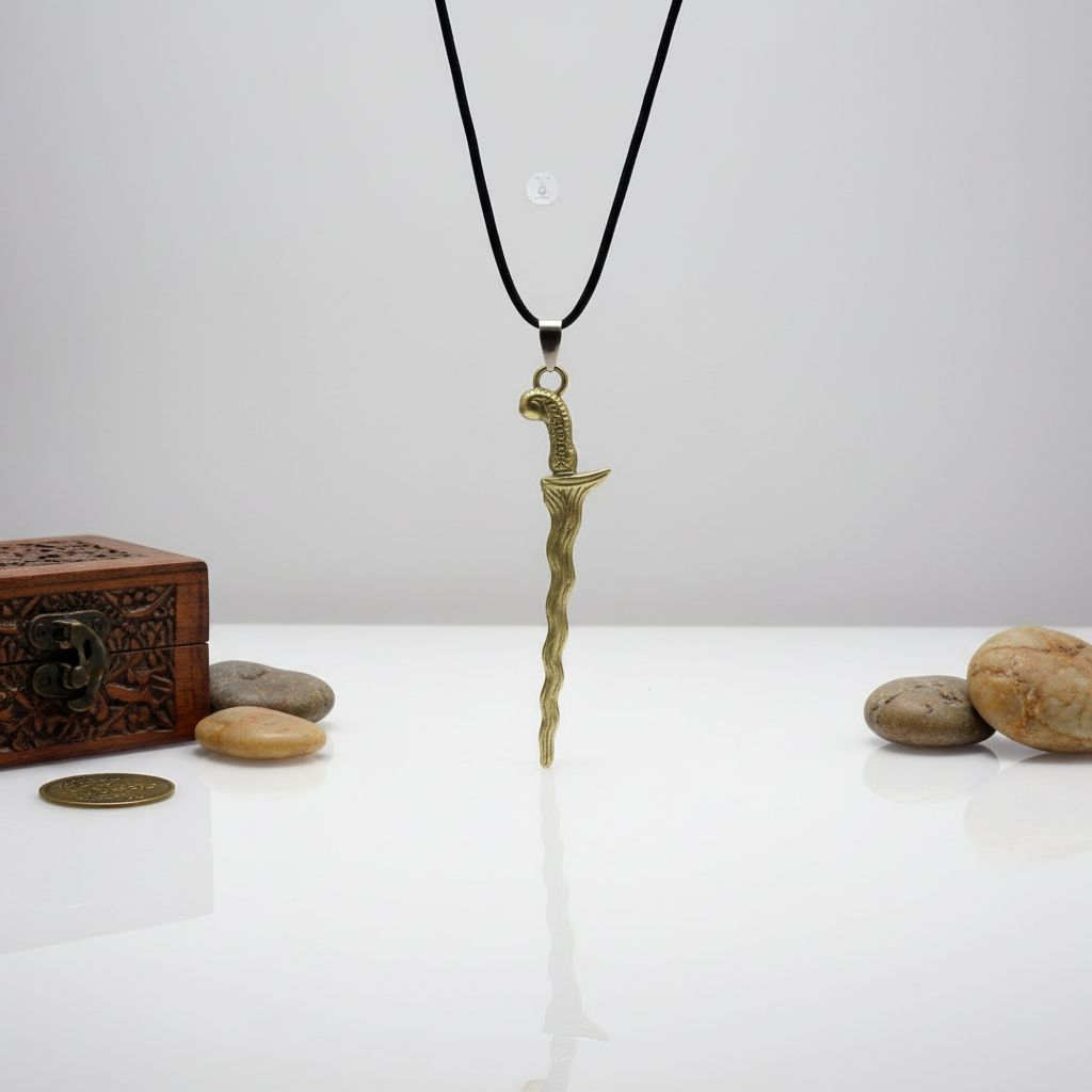 Kalung Bandul Keris