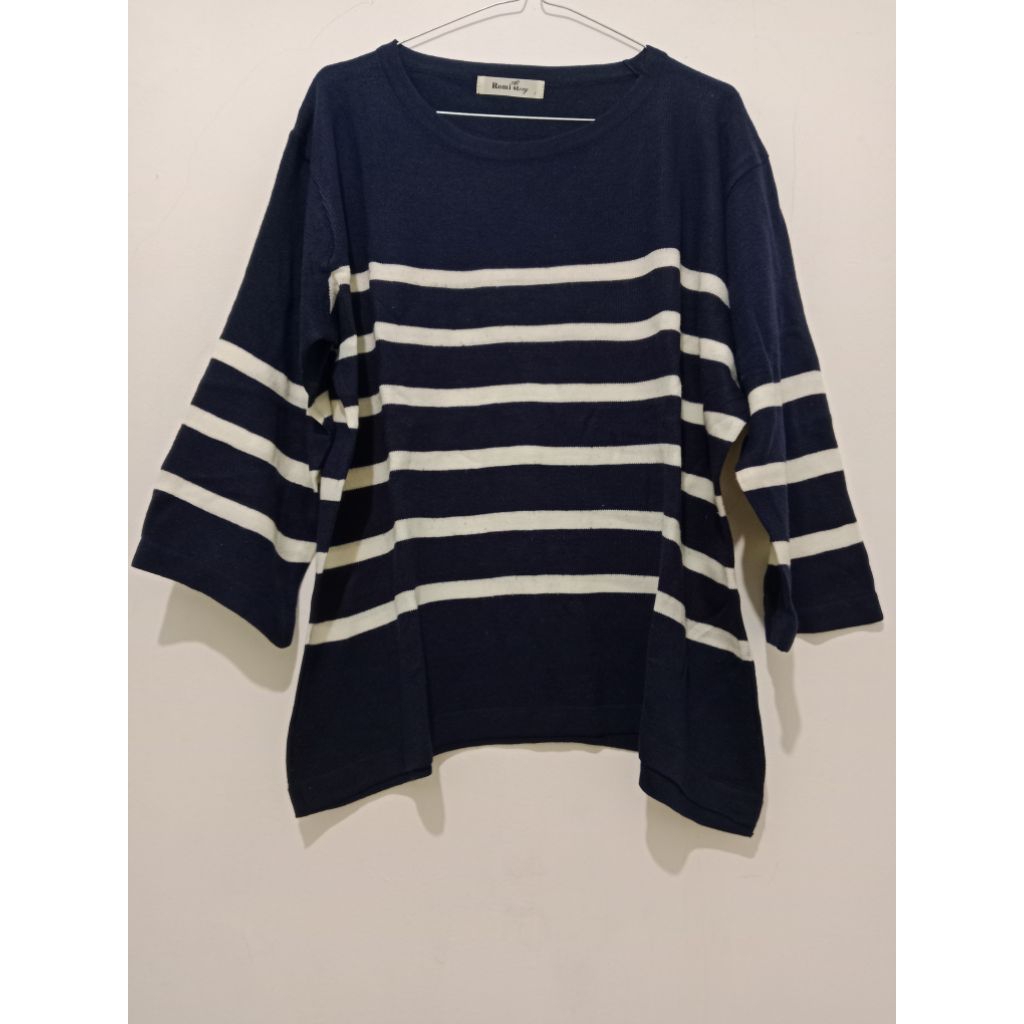 ROMI STORY KNIT TOP | MARINIÈRE OVERSIZED