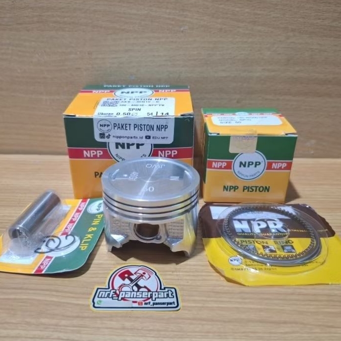 PISTON KIT SEHER SET RING SUZUKI SPIN 125 SKYWAVE 125 HAYATE SKYDRIVE 125 SIZE STANDAR/25/50 /75/100