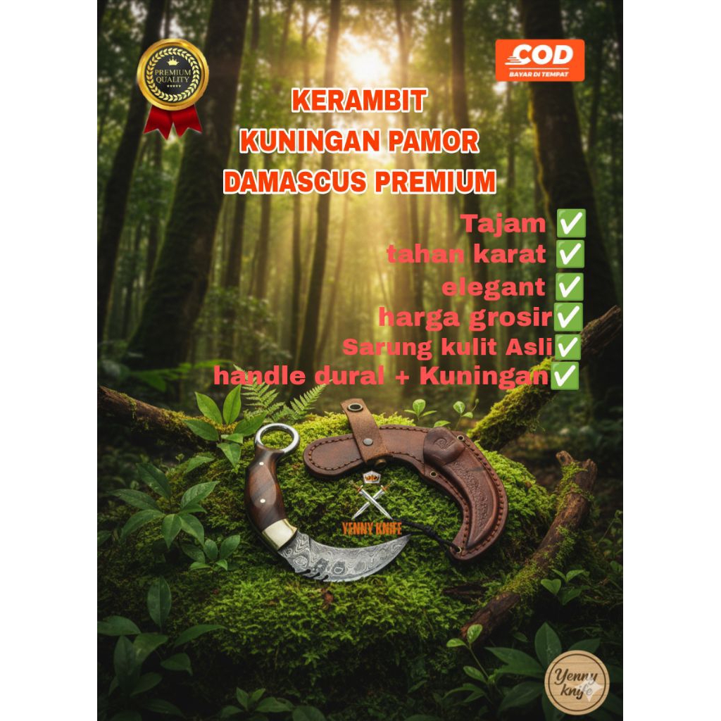 kerambit pamor asli