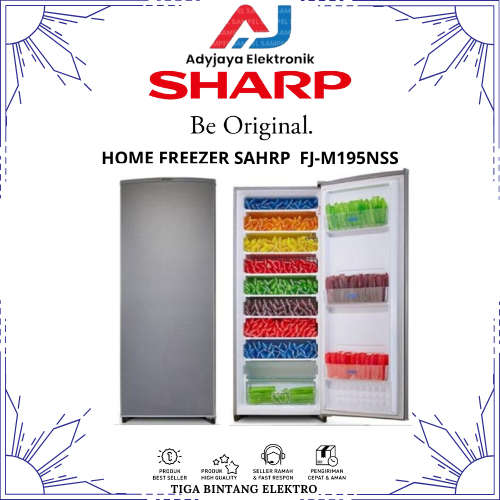 STANDING FREEZER SHARP FJM195NSS